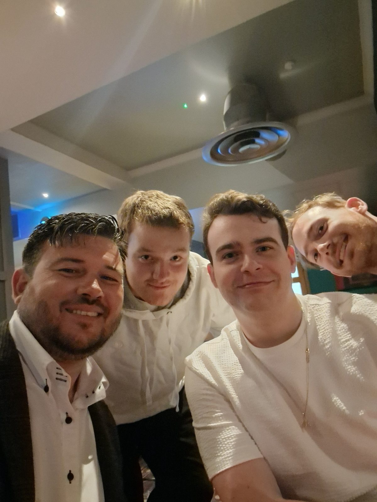Cristian with RyanNotBrian and production friends