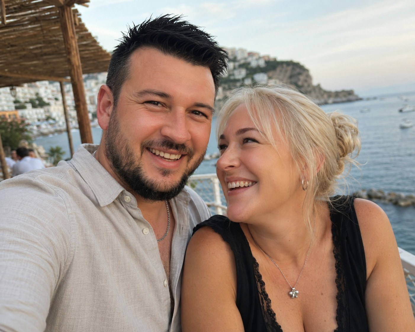 Cristian with his wife